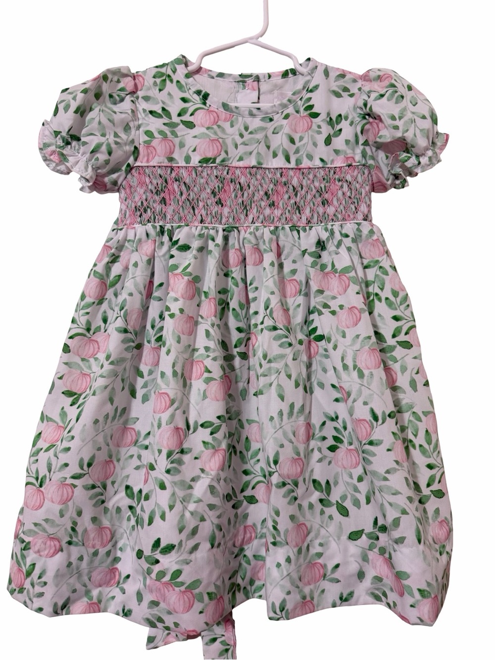 Smocked Pumpkin Dress